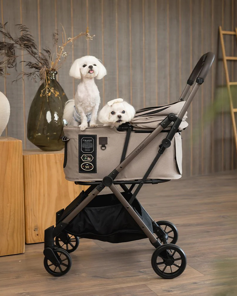 Free TO GO 2 Pet Stroller - Sandy Beige