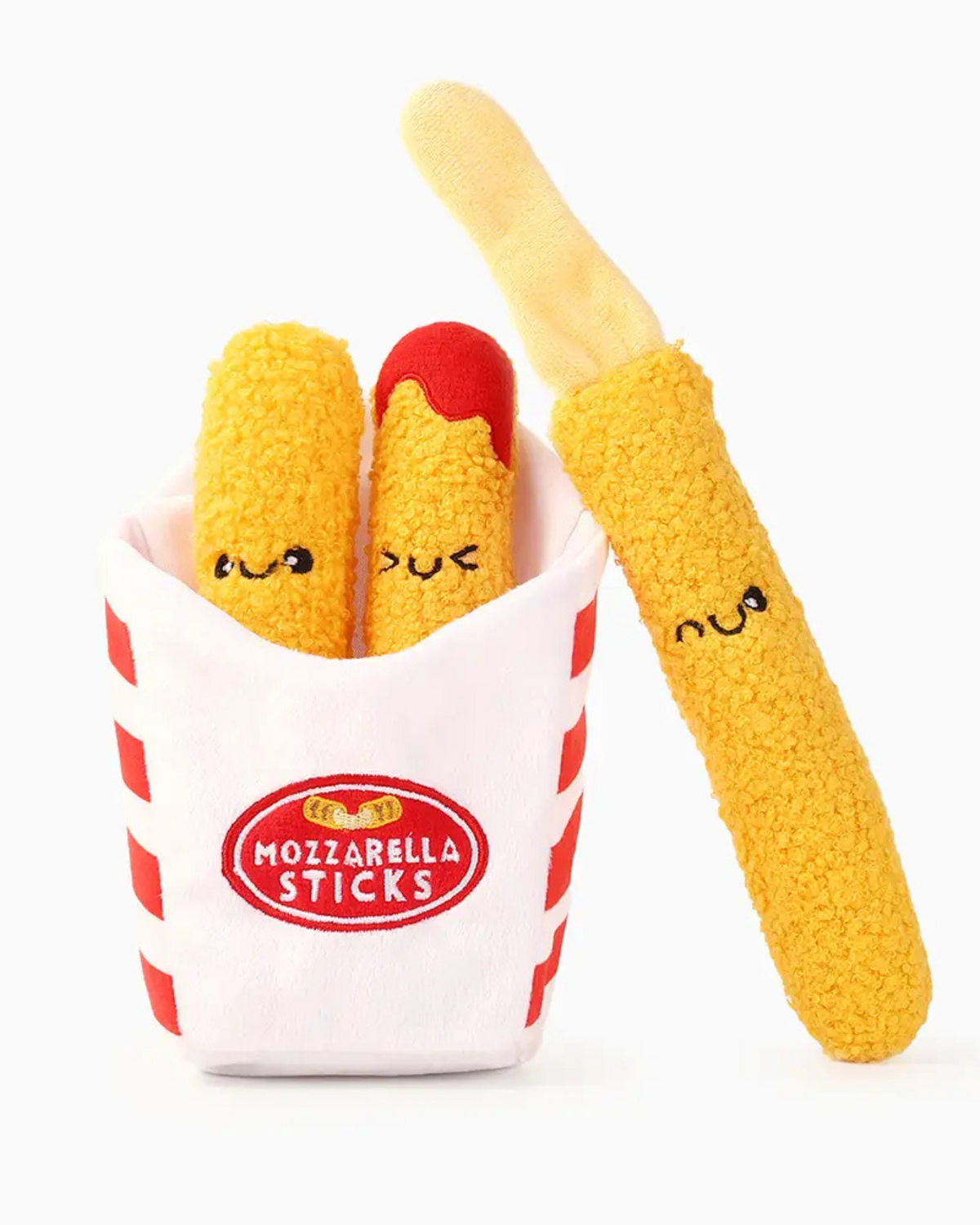 HUGSMART | Mozzarella Sticks Crinkle Interactive Dog Toy | DOG & CO.