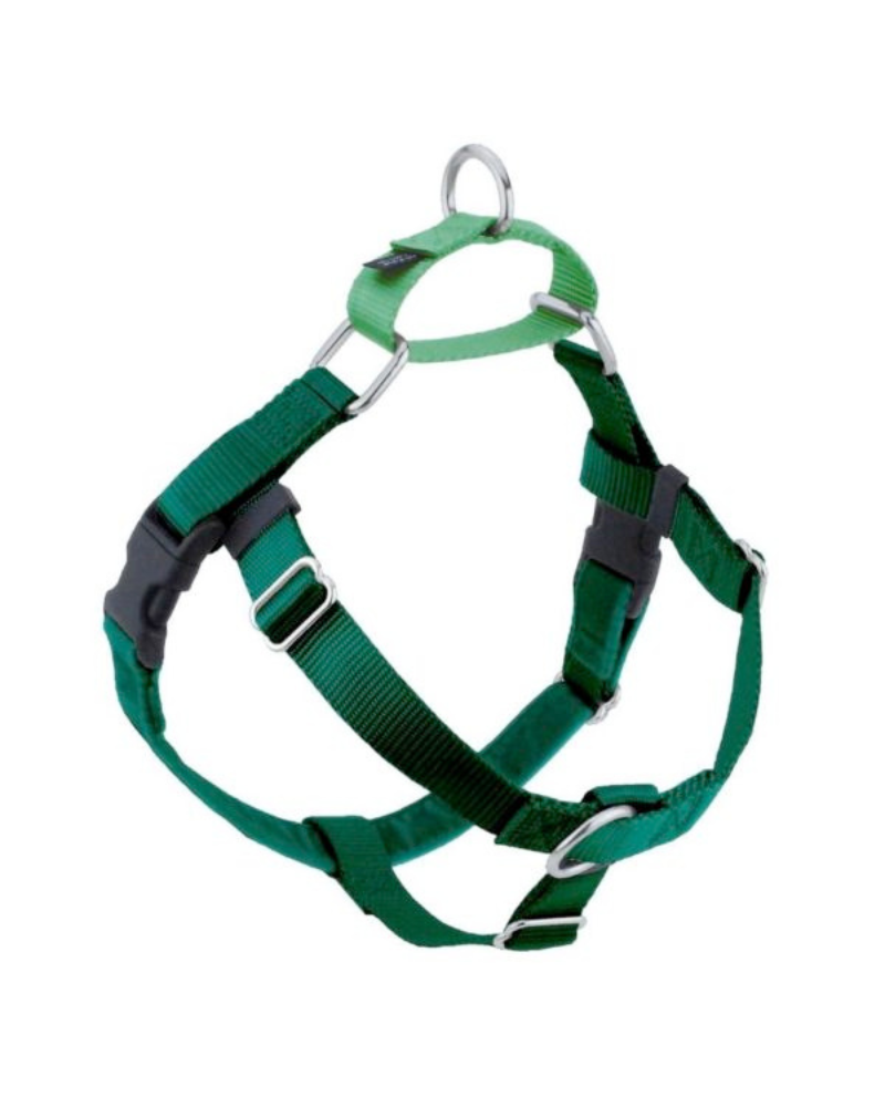 Freedom No-Pull Harness in Kelly Green (Made in the USA) (FINAL SALE) WALK 2 Hounds Design   