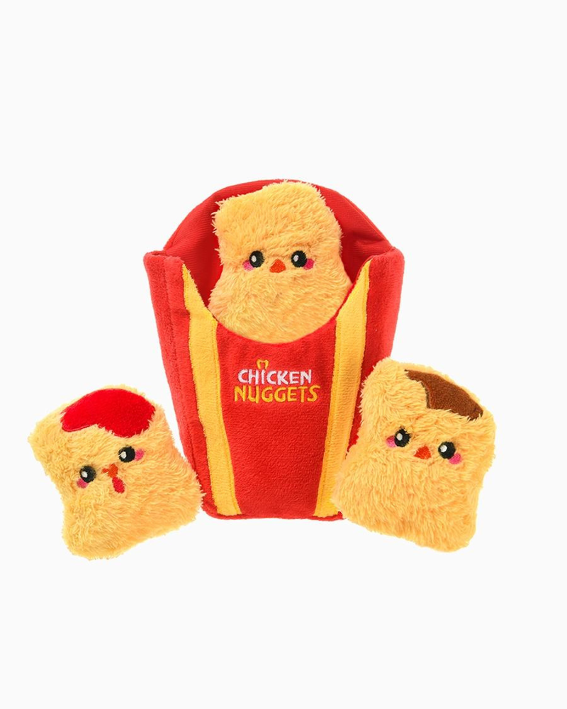 Chicken nugget dog toy sales