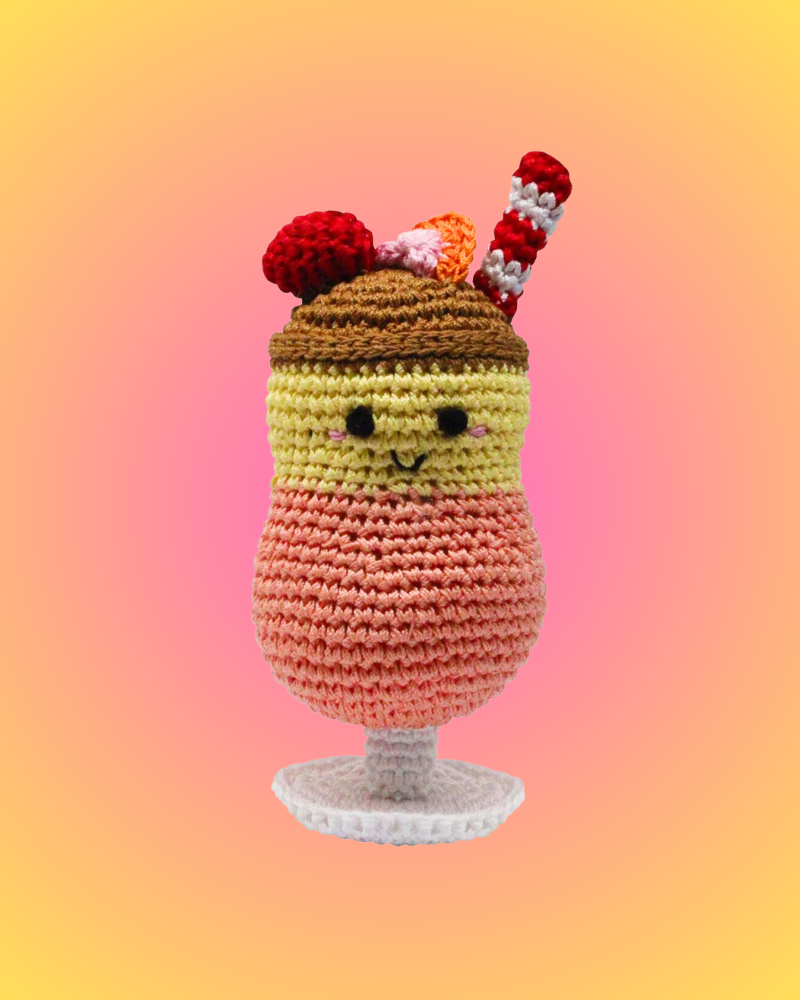 Knit Knacks Daiquiri Organic Cotton Small Dog Toy main image 0