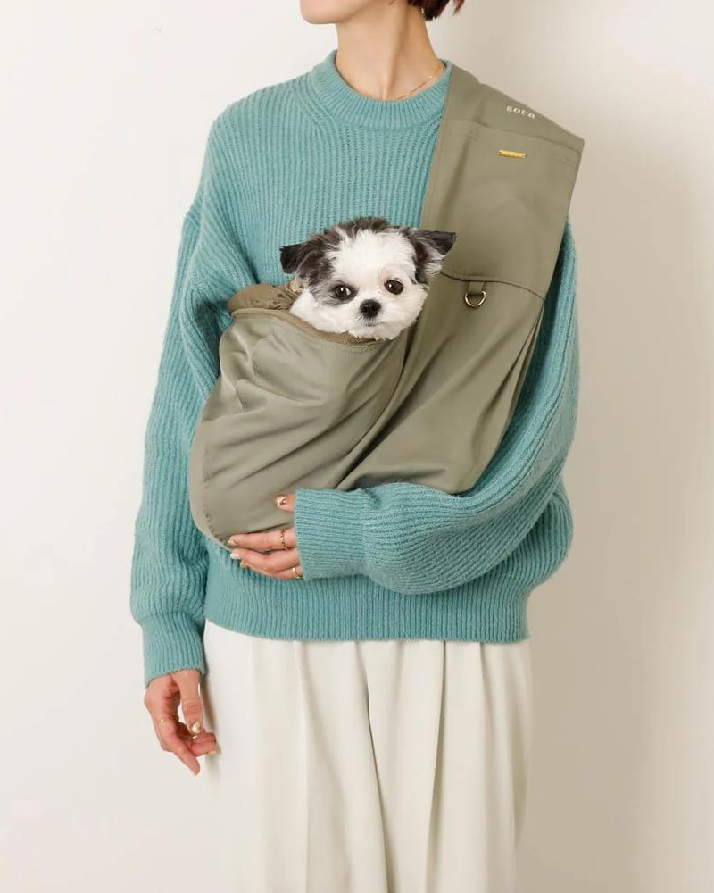 Lightweight Fabric Dog Sling Carry MONCHERI   