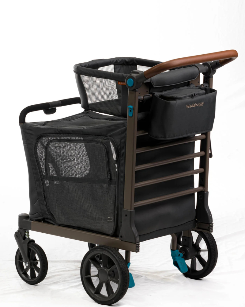 Wadabuggy Foldable Pet Stroller w/ Shopping Basket (XL) (Direct-Ship)