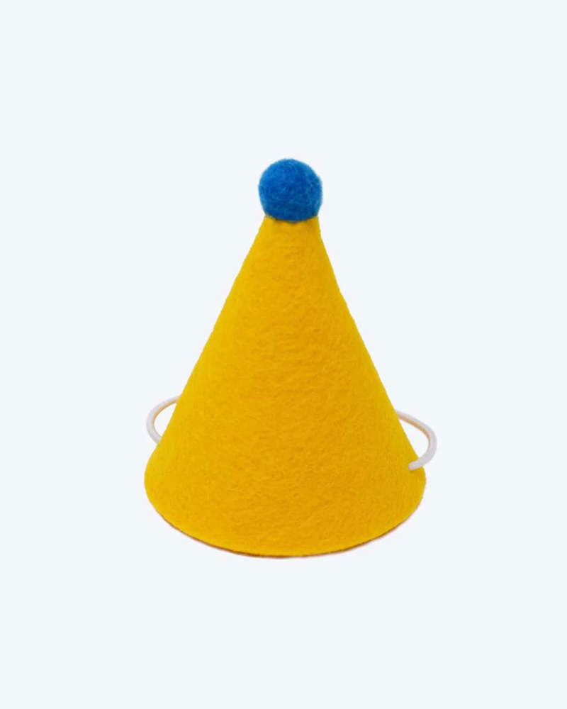 Pawty Hat in Yellow Wear MODERN BEAST   