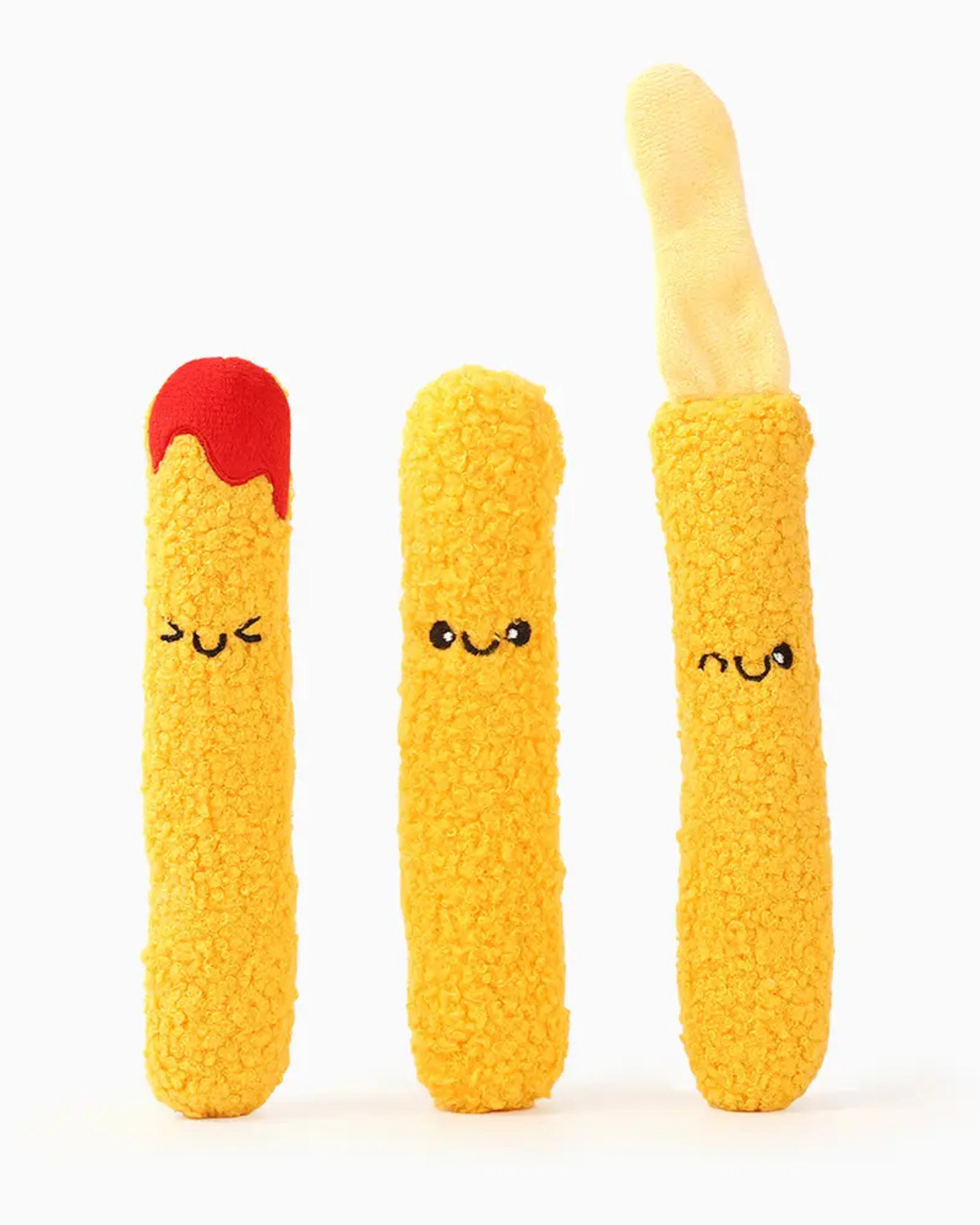 HUGSMART | Mozzarella Sticks Crinkle Interactive Dog Toy | DOG & CO.
