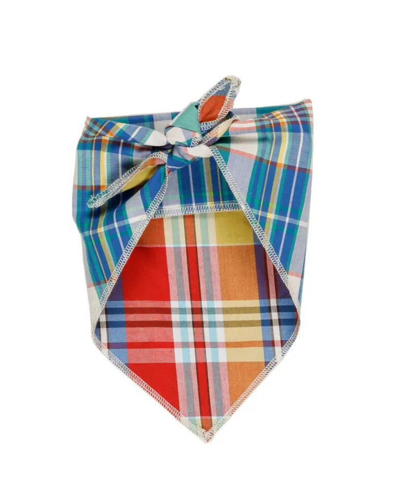 Reversible Plaid Dog Bandana (Made in the USA) Wear WARE OF THE DOG   