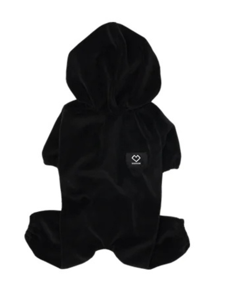 SSOOOK | Velour Coverall Onesie for Dogs (French Bulldog Fit in