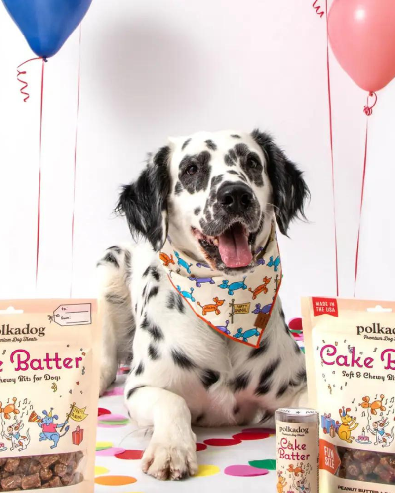 Cake Batter PB & Banana Soft Dog Treats Eat POLKA DOG BAKERY   