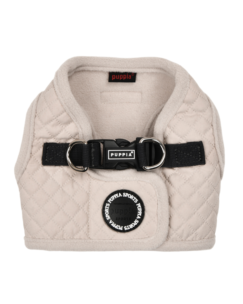 P.FSQ special pup② PUPPIA | Irvin Fleece-Lined Dog Harness in Cream | DOG & CO.