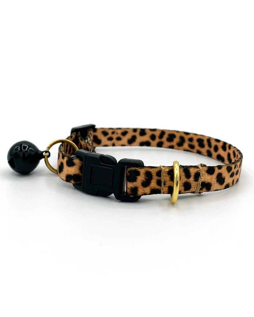 Breakaway Cat Collar in Leopard (Made in the USA) CAT MAJOR DARLING   