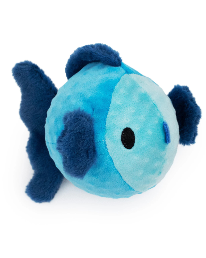 GIFTABLE WORLD | Finny the Fish Squeaky Ball Plush Dog Toy | DOG & CO.