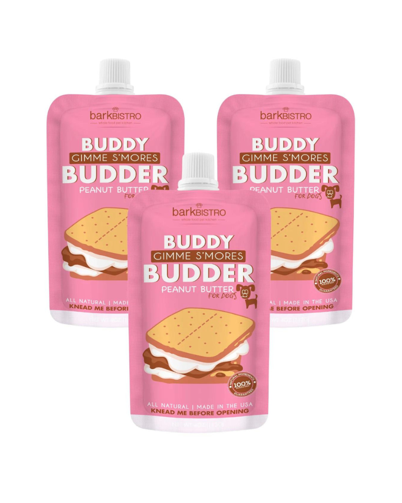 Buddy Budder Peanut Butter Squeeze Pack for Dogs </br> (Made in the USA) Eat BARK BISTRO   