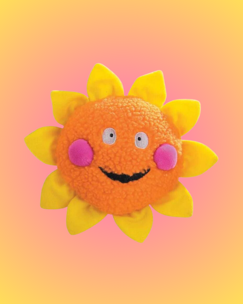 Sun Dog Squeaky Plush Toy (FINAL SALE) Dog Toys ZANIES   