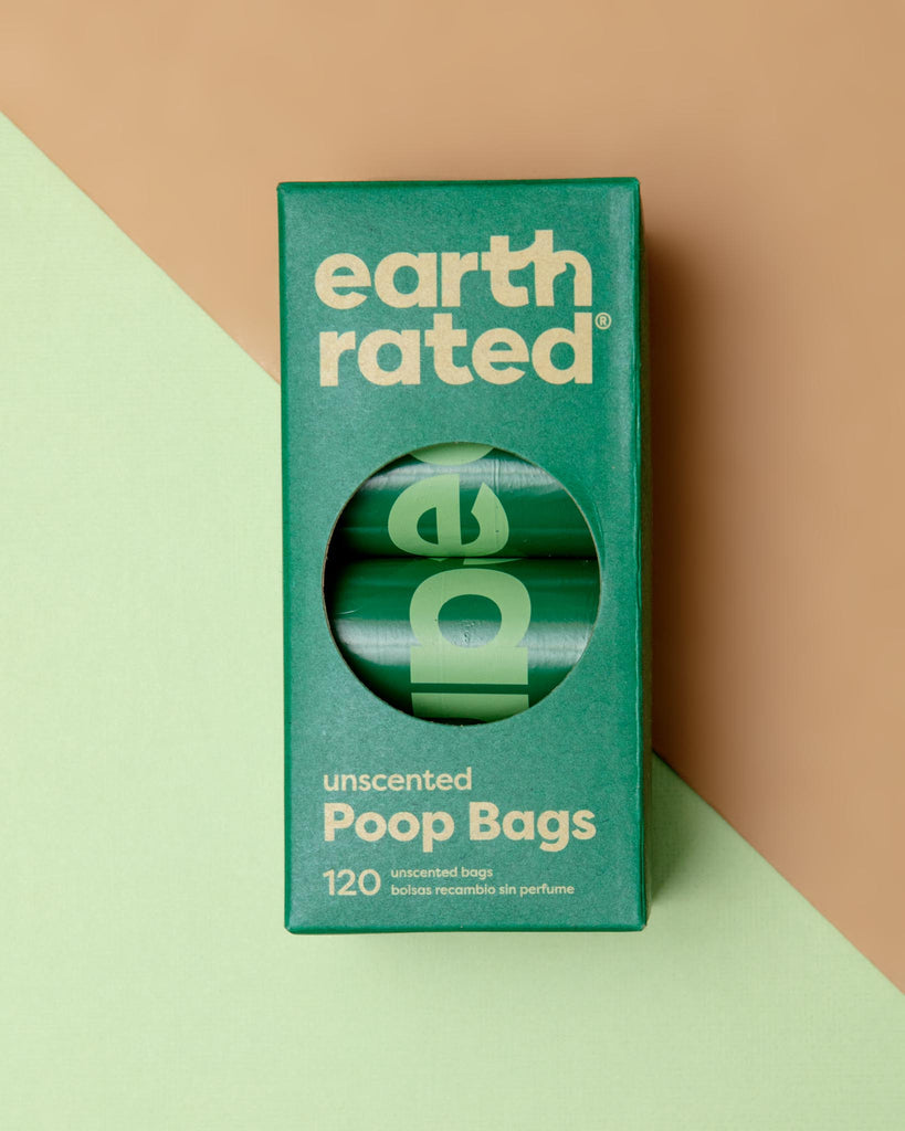 Earth Rated Poop Bags (8-roll Box) WALK EARTH RATED Unscented  