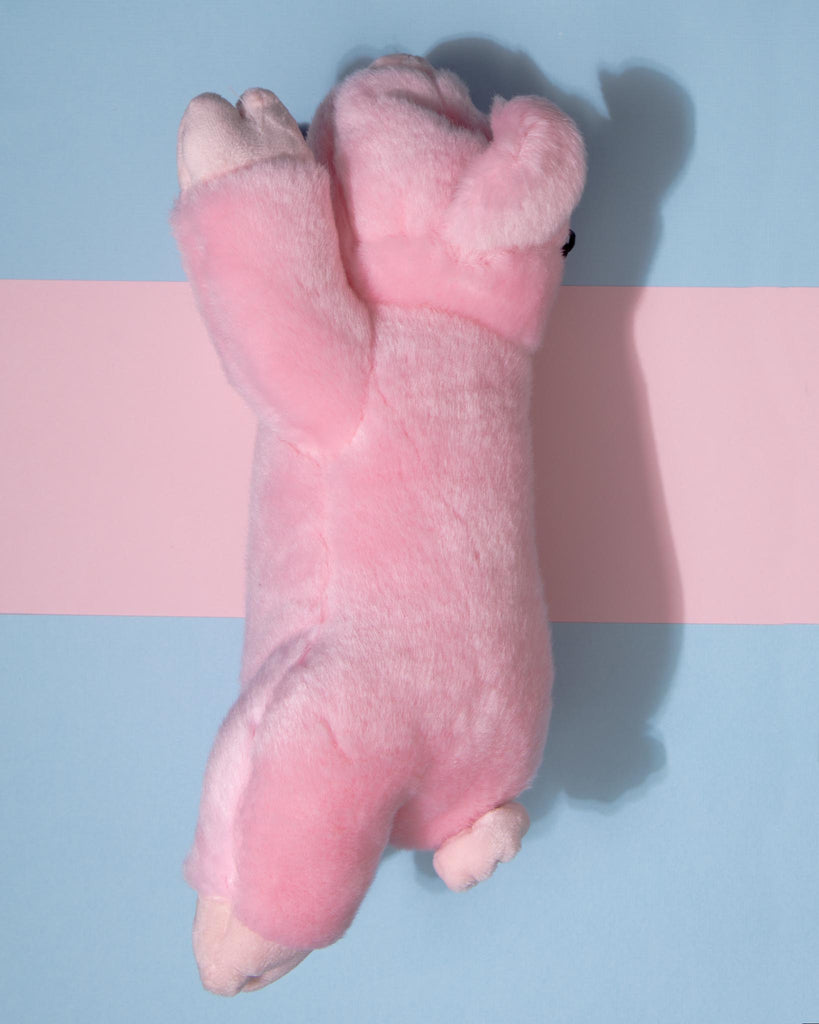 Petey Pig Plush Squeaky Dog Toy Play FLUFF & TUFF   