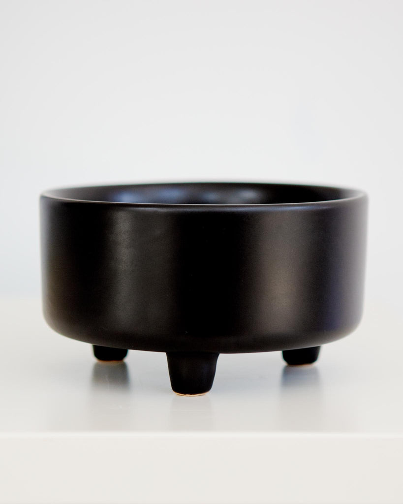 Uplift Ceramic Dog Bowl in Black (FINAL SALE) Eat WAGGO   
