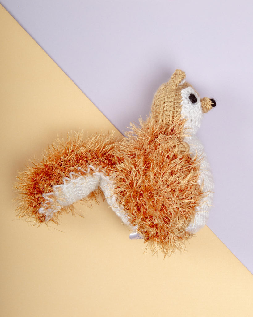 Fuzzy Squirrel Dog Toy Play OOMALOO   