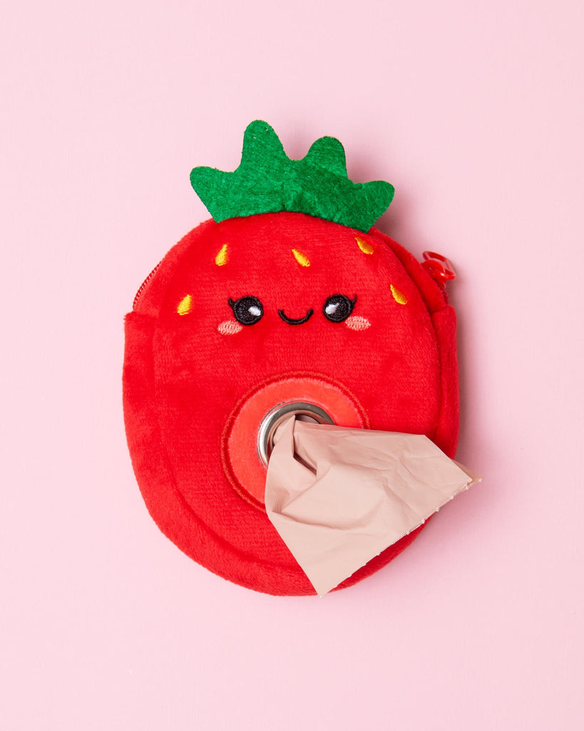 Strawberry Poo Pooch Pouch Dispenser WALK HUGSMART   
