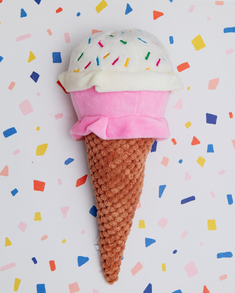 Ice Cream Cone Plush Toy Play PET LOU   