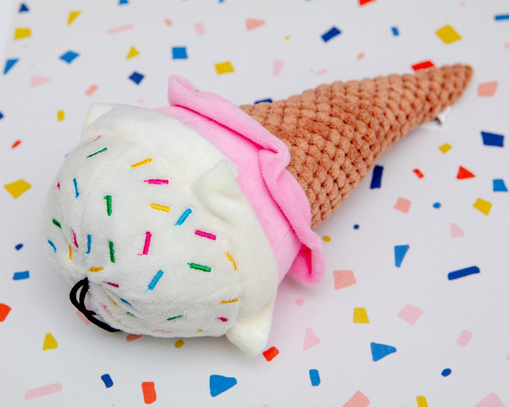 Ice Cream Cone Plush Toy Play PET LOU   