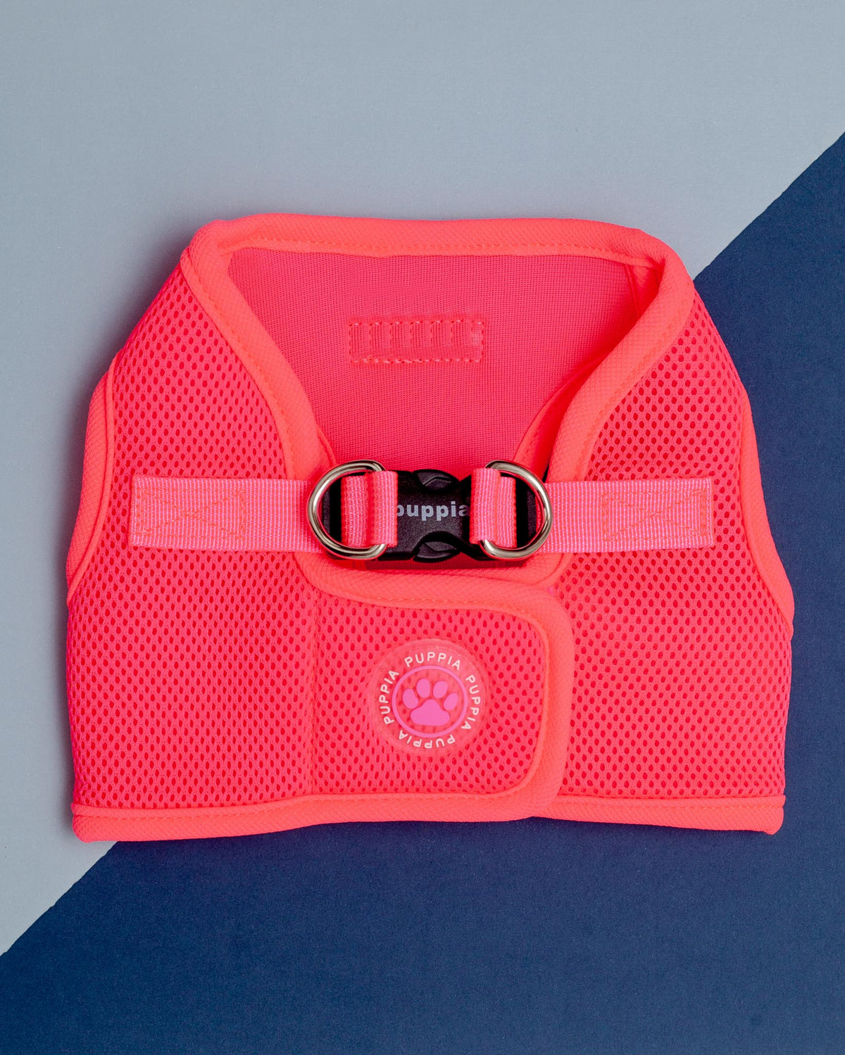PUPPIA Soft Vest Harness in Neon Pink DOG