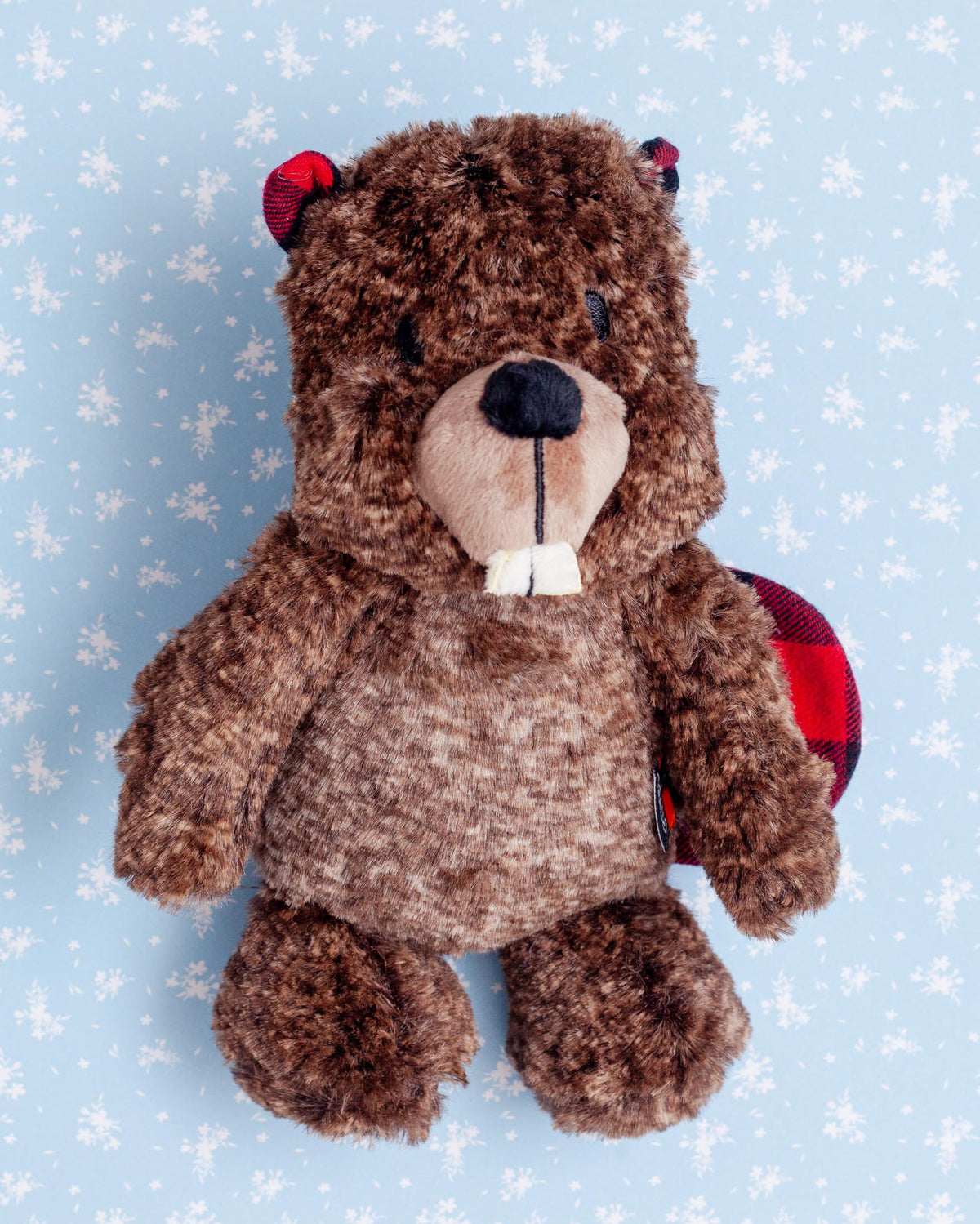 FOU FOU BRAND | Beaver Forest Friend Plush Squeaky Dog Toy