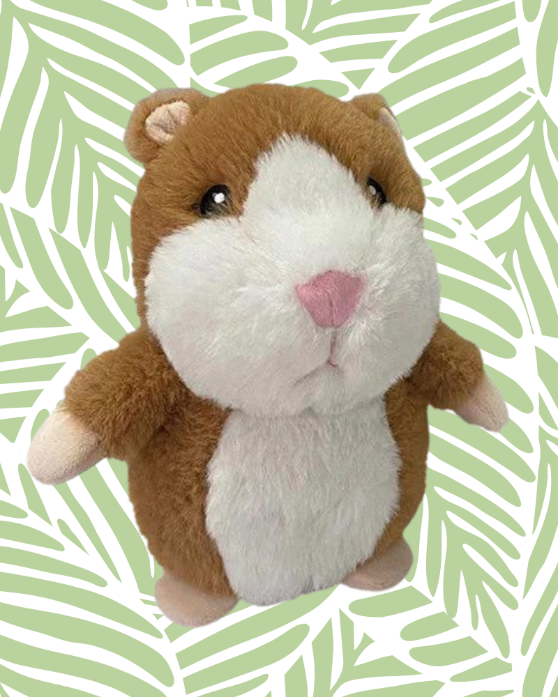 Henry the Hamster Plush Squeaky Dog Toy Play PET LOU   