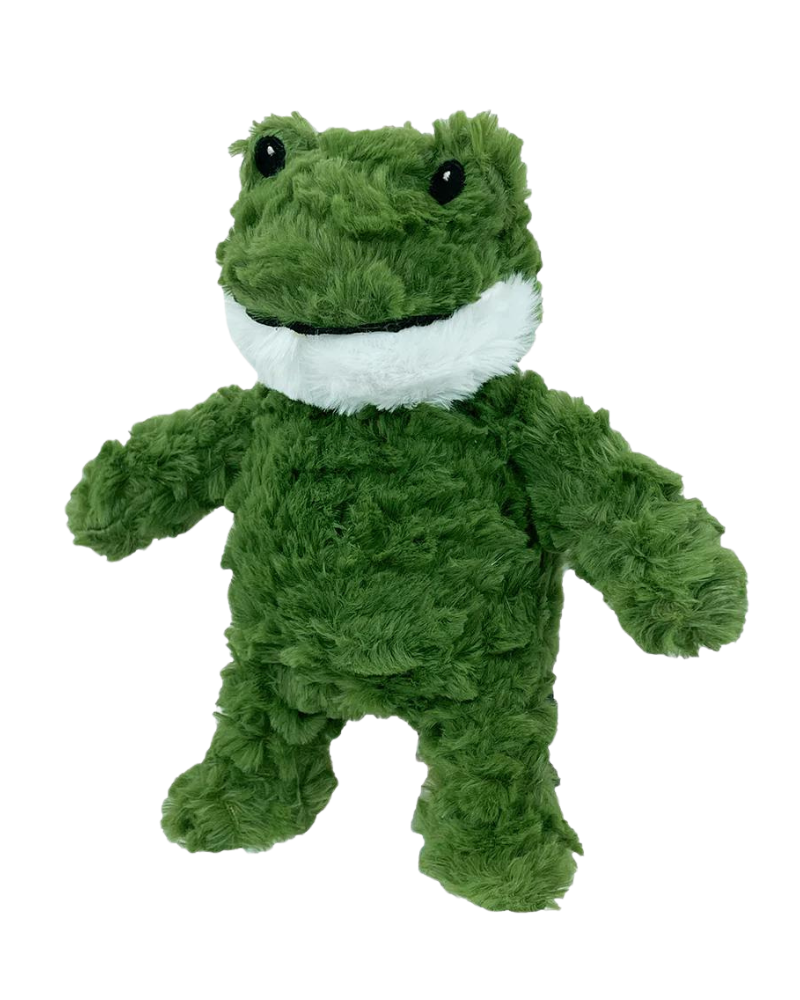 Fred the Frog Squeaky Plush Dog Toy Play PET LOU   