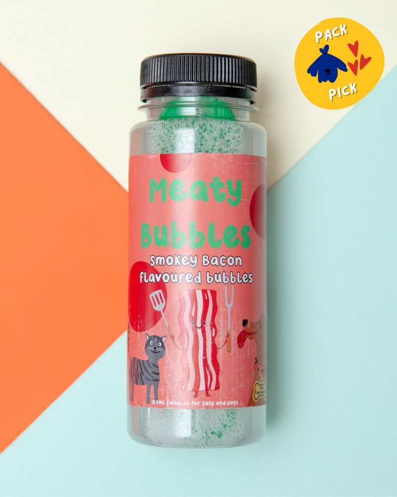 Smokey Bacon Dog Bubbles Eat MEATY BUBBLES   