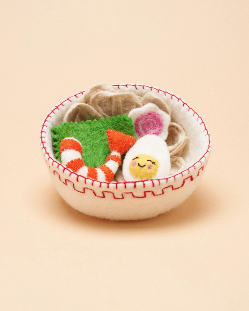 Wool Ramen Bowl Dog Toy Play GONE TO THE DOGS   