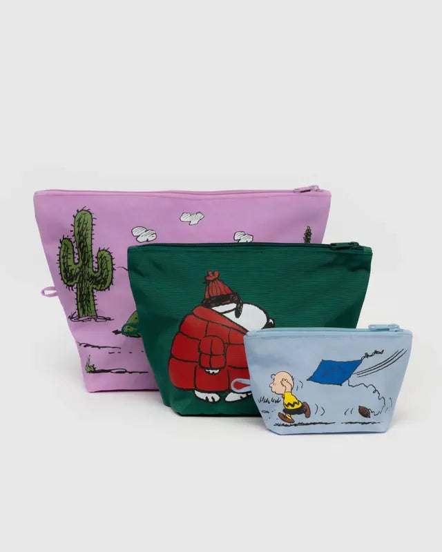 BAGGU | Go Pouch Set in Peanuts | DOG & CO