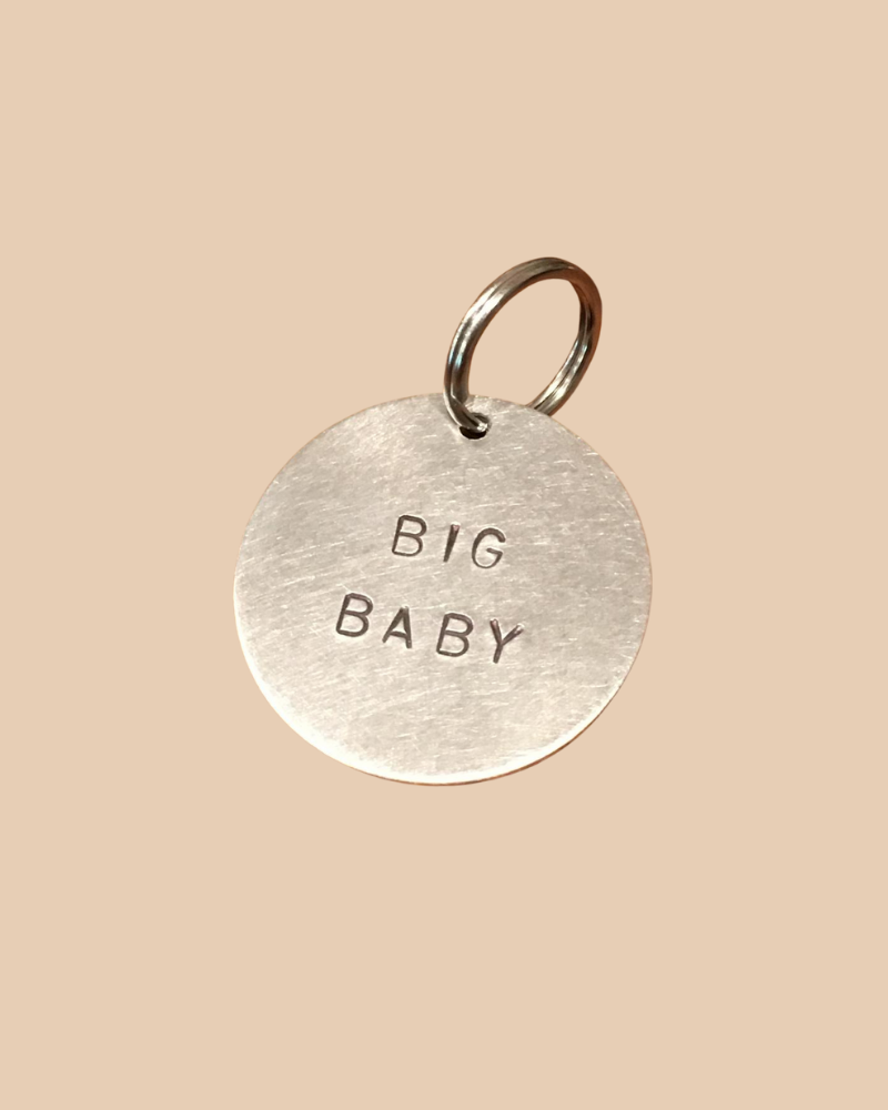 Big Baby Round ID Tag (Custom/Drop-Ship) (Made in the USA) Wear WOWIE GOODS   