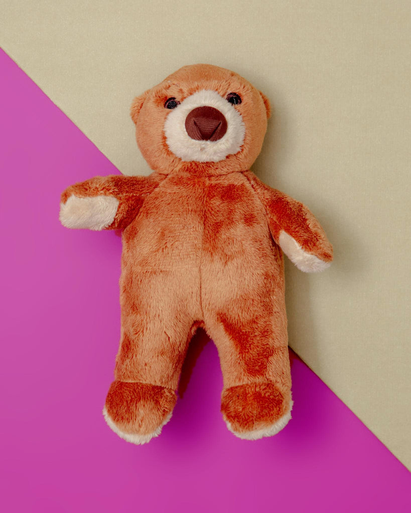 Cubby Bear Plush Squeaky Dog Toy Toys FLUFF & TUFF   