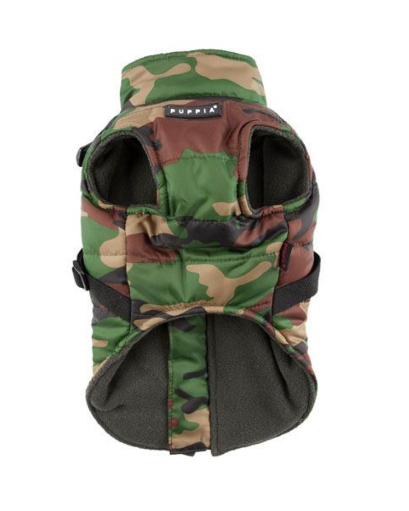 Mountaineer Waterproof Dog Harness Jacket in Camo (FINAL SALE