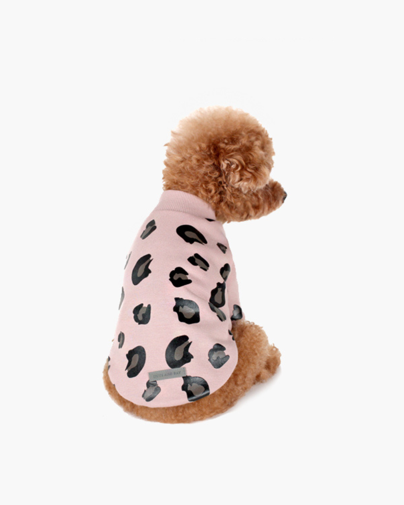 Leopard Print Dog Sweatshirt (FINAL SALE) Wear HUTS & BAY   