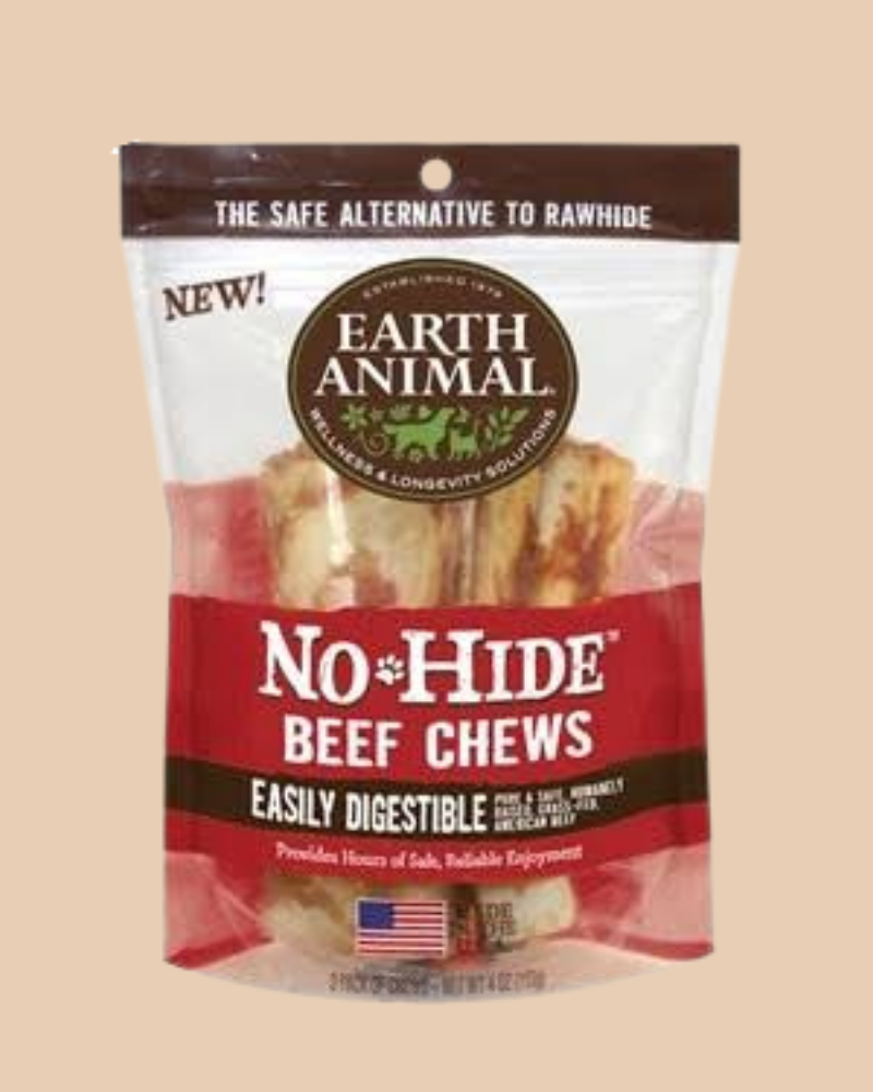No-Hide Wholesome Dog Chew in Beef Eat EARTH ANIMAL   