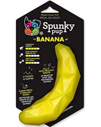 Banana Interactive Treat Toy Play SPUNKY PUP   