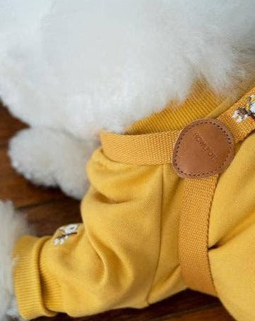 Adventure Sweatshirt in Sahara Yellow (FINAL SALE) Dog Apparel HOWLPOT   