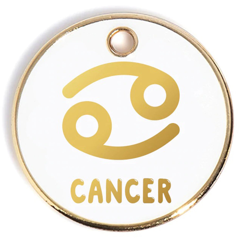 What's Your Sign? Custom Dog Tag (Custom/Drop-Ship) Accessories TRILL PAWS Cancer  