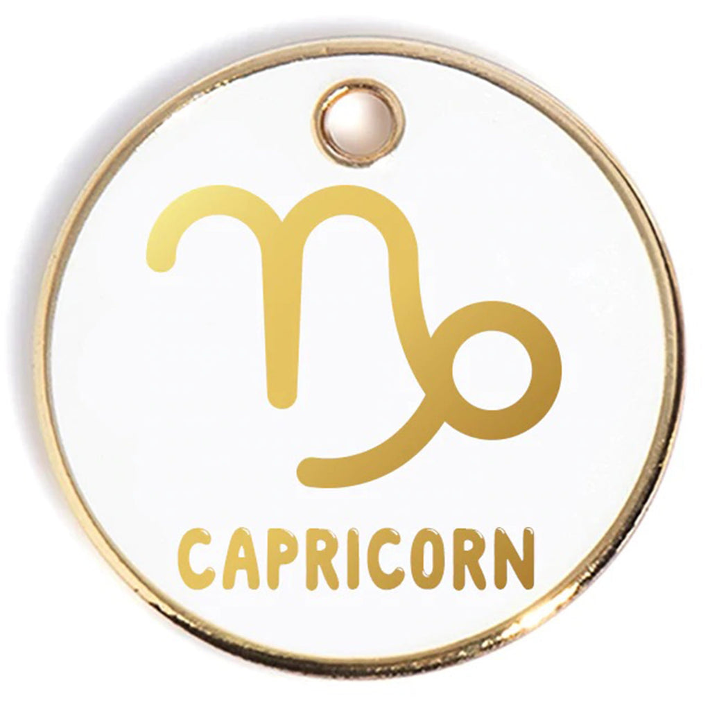 What's Your Sign? Custom Dog Tag (Custom/Drop-Ship) Accessories TRILL PAWS Capricorn  