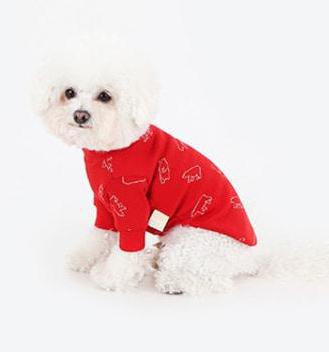 COTE A COTE | Polar Bear T-Shirt in Red Apparel COTE A COTE   