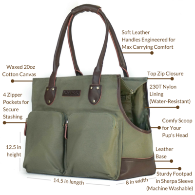 Django pet tote top