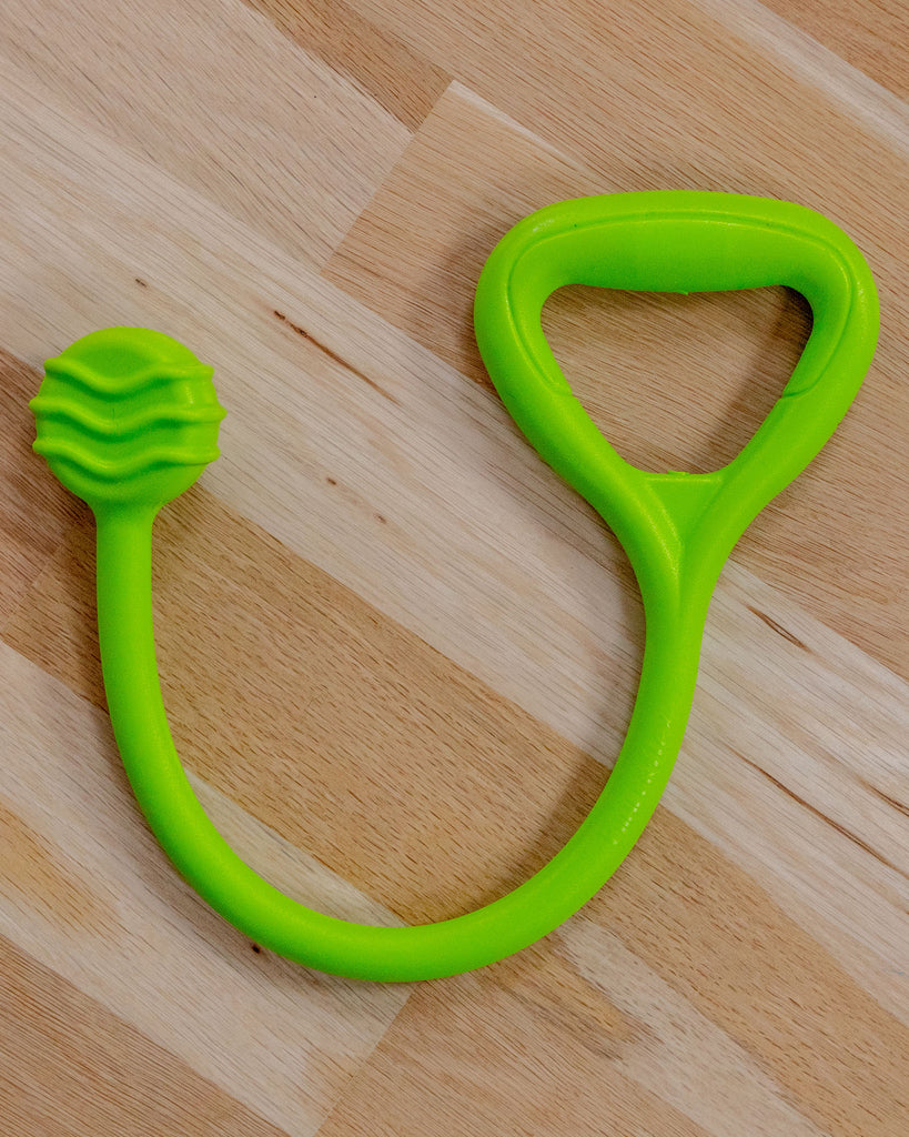 The Perfect Tug Toy in Safety Green (Made in the USA) Play JERSEY DOG CO.   