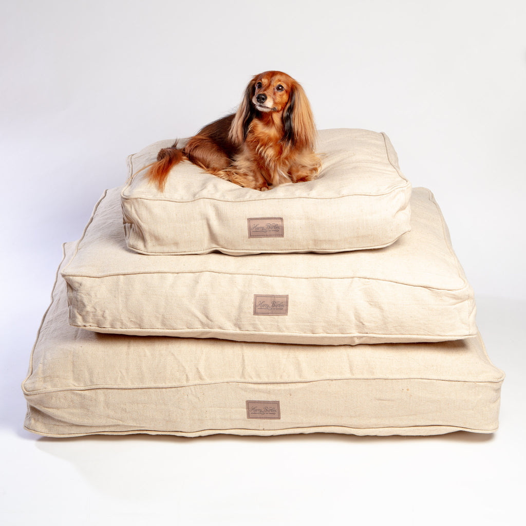 Rectangular Tweed Dog Bed (Direct-Ship) HOME HARRY BARKER   