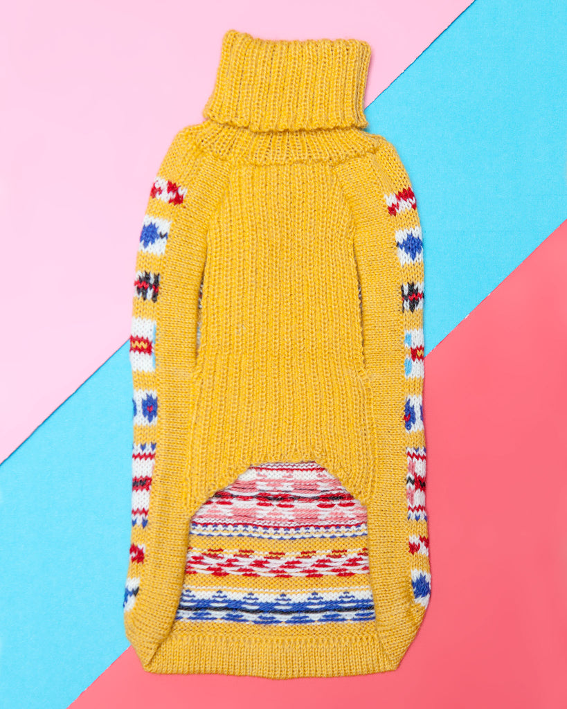 Little Sunshine Alpaca Blend Dog Sweater << FINAL SALE >> Wear ALQO WASI   