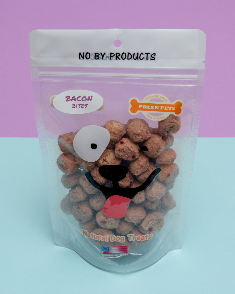 Bacon Bites Dog Treats (Made in the USA) Eat PREEN PETS   