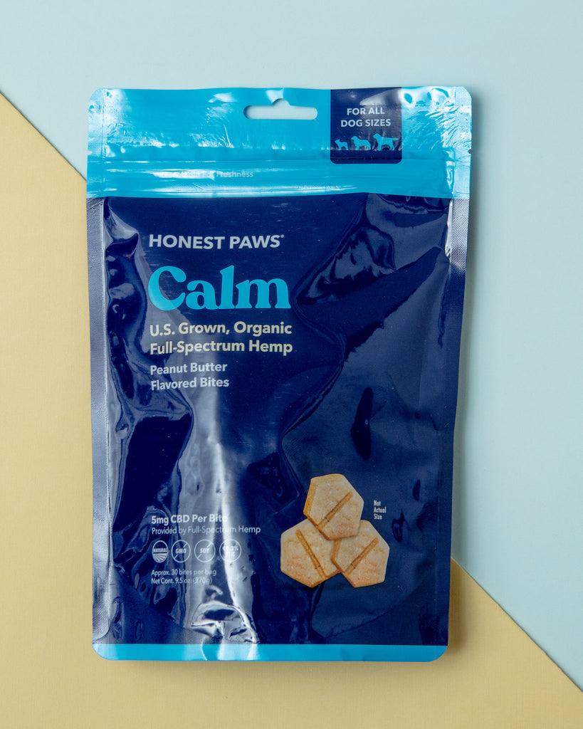 Calm Bites CBD Dog Treats in Peanut Butter Flavor Eat HONEST PAWS   