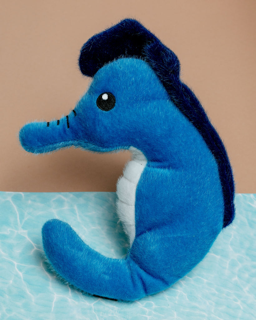 Fuzzy Seahorse Squeaky Dog Toy << FINAL SALE >> Play SPUNKY PUP   