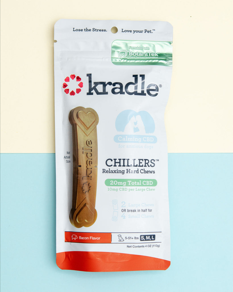 Chillers CBD Hard Chews for Dogs (2 Pack) Eat KRADLE   