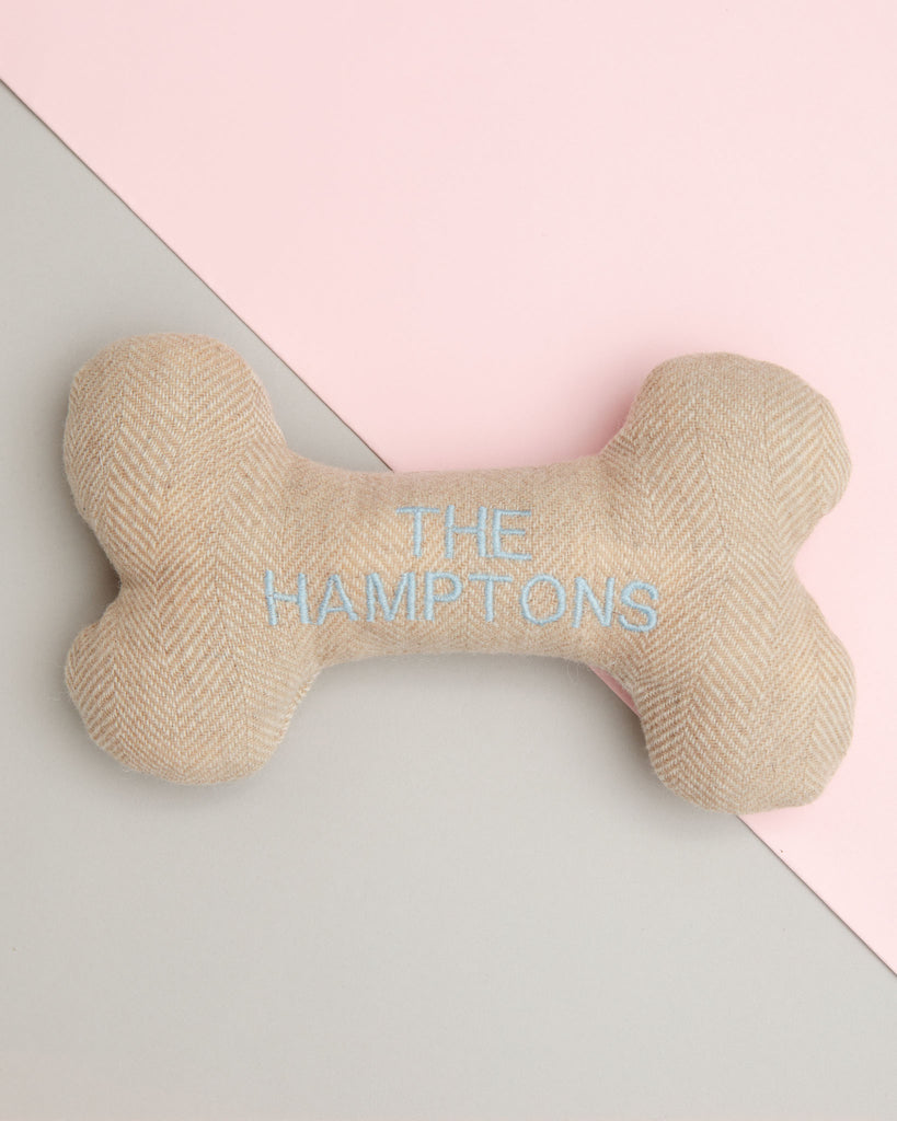 "The Hamptons" Tweed Squeaker Dog Toy (Made in the USA) Play THREAD AND PAW   
